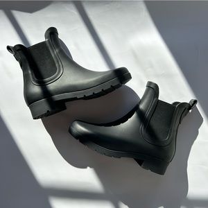 Eddie Bauer Women's Hailey Waterproof Rain Boot (EUC) – Black, Size 6